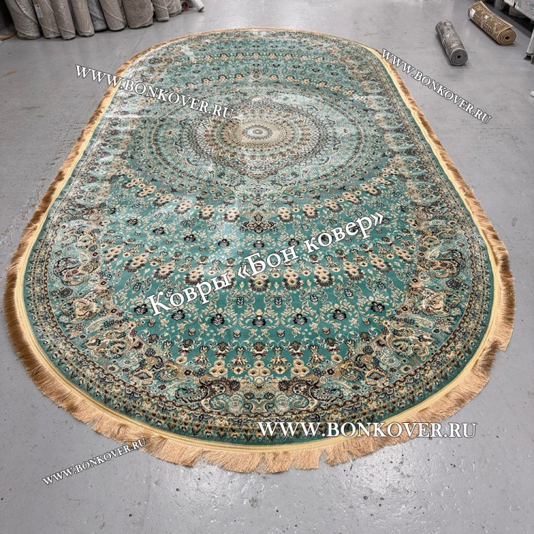 Восточный Овальный Ковер Медальон Дизайн 28763