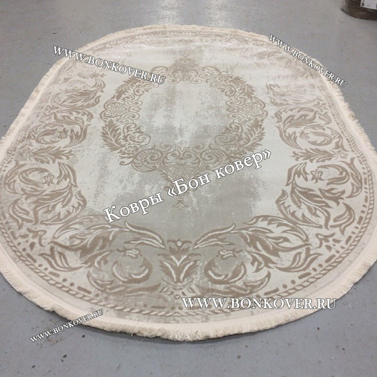 Турецкий Овальный Ковер Медальон Дизайн 30426