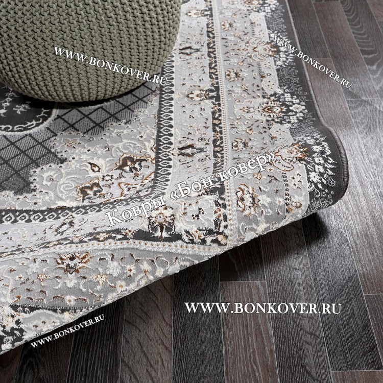 Ковер Для гостиной дизайн 68 Турция Серый