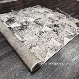 Ковер Лайт Карпет New 05 NN Геометрический Серый