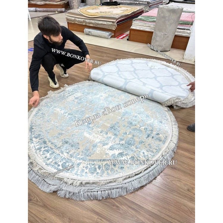 Круглый Современный  Ковер Дизайн 30676