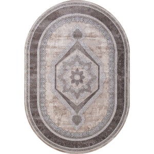 Ковер Armina 04037C GREY / BROWN Овал